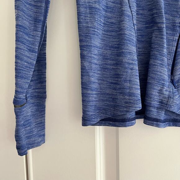 LuluLemon Women's Athletic Quarterzip Heathered Blue‎ Size 2 - Picture 2 of 10